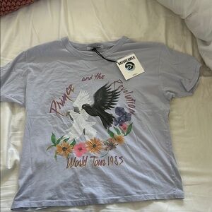 Daydreamer Prince and the Revolution World Tour 1985 Tee - Light Purple, Women L